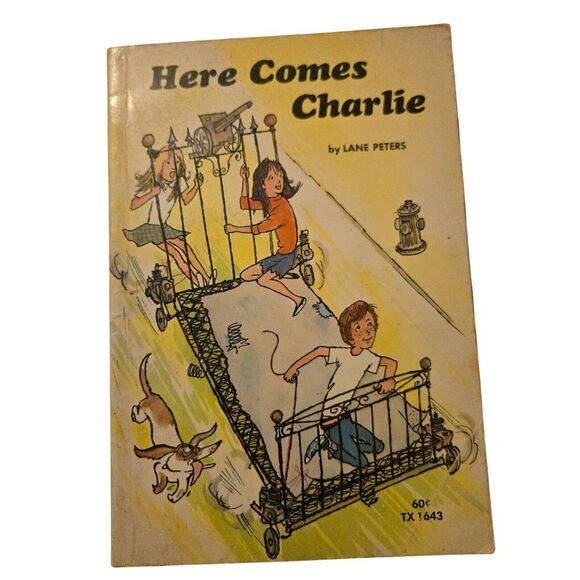 1970 Here Comes Charlie by Lane Peters 1st Printing Paperback - Picture 1 of 6